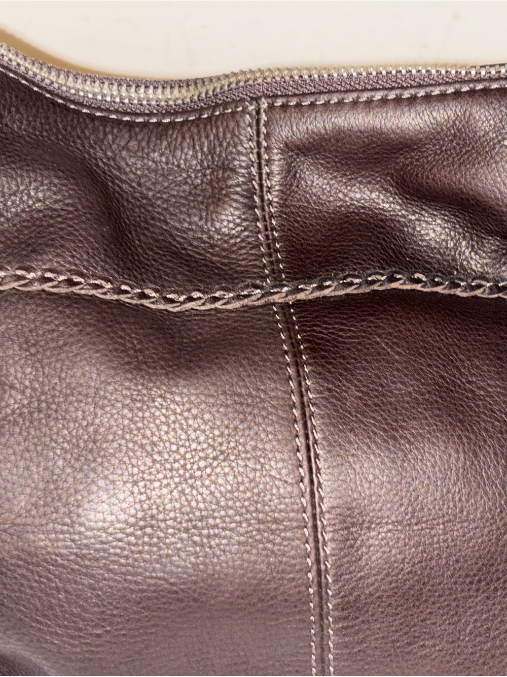 Sigrid Olsen sandpiper chocolate Brown Leather Hobo bag NWT - Picture 2 of 8